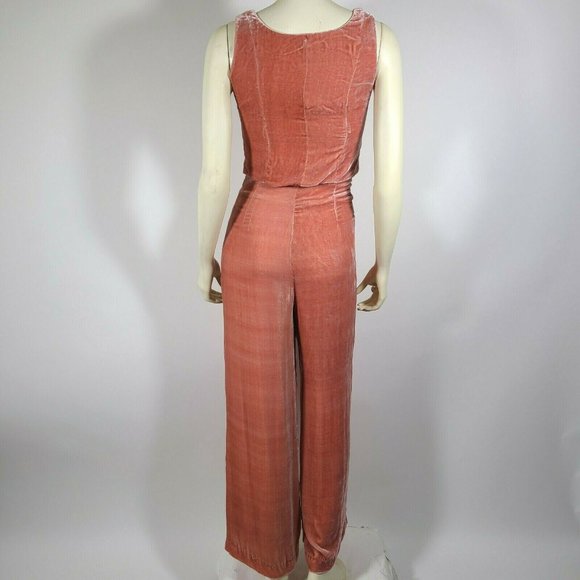 STAUD Instagram pink velvet set - XS - Picture 3 of 4